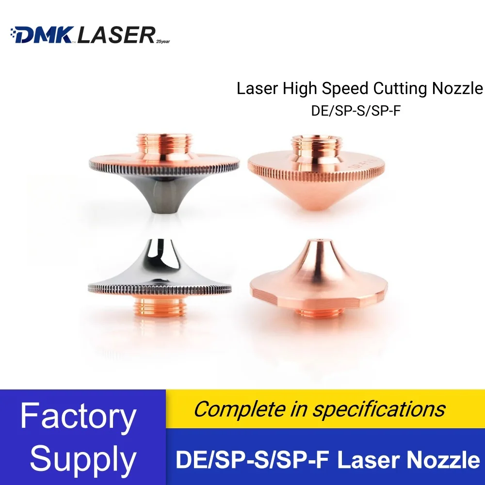 DMK Fiber Laser High speed Cutting nozzle D28 M11 H15 for hans laser cutting head Anti-collision and anti-slag