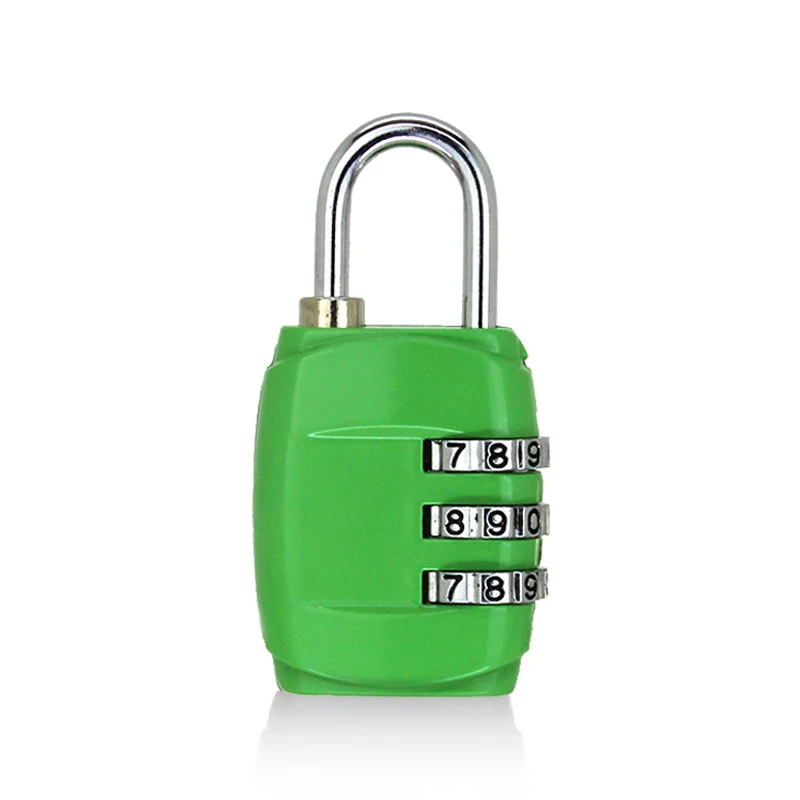 1/2PCS Luggage Travel Lock 3 Dial Digit Password Lock Combination Suitcase Luggage Metal Code Password Lock Padlock