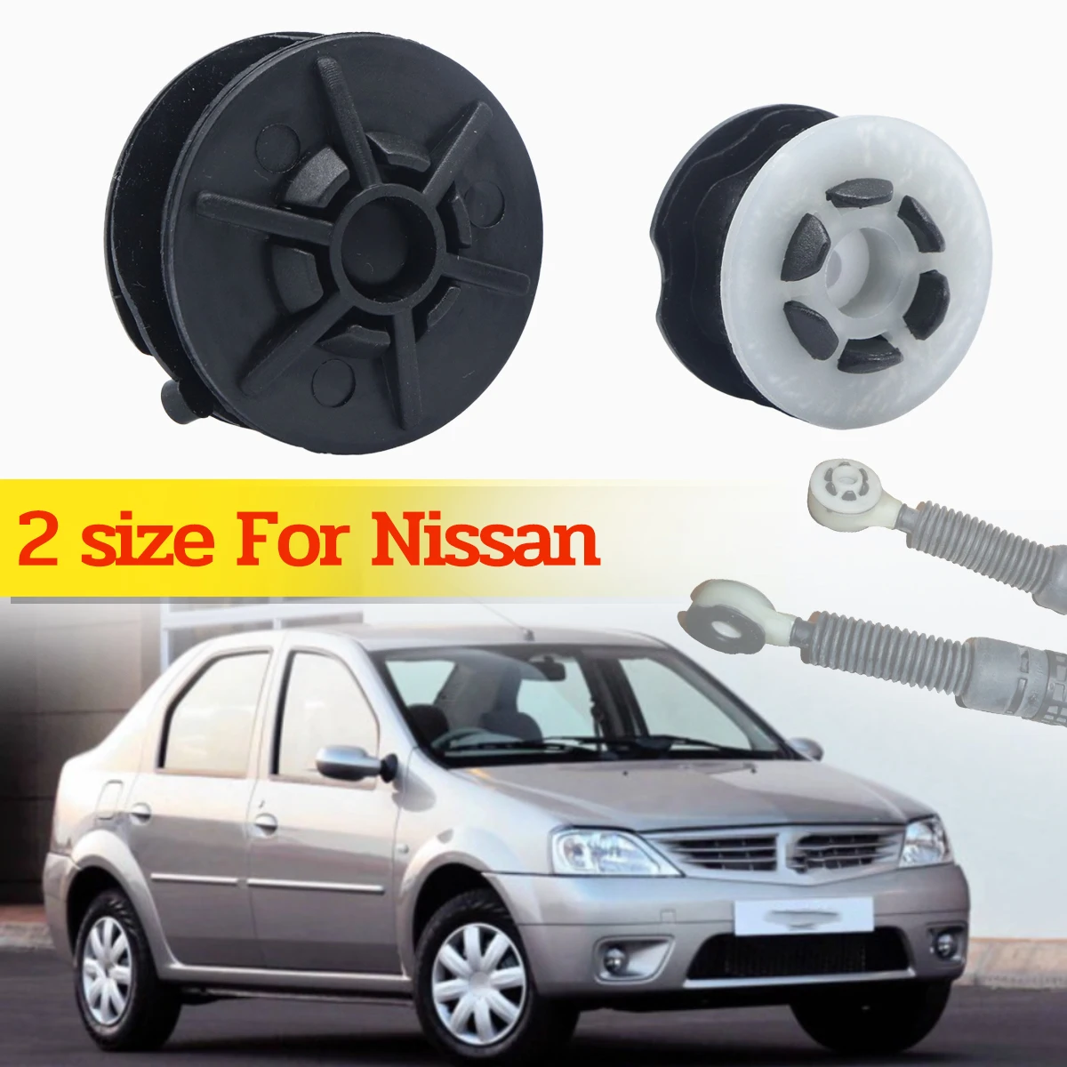 

Gear Shift Lever Linkage Bushing Cable End Rod for Nissan V-Drive March Terrano Aprio NP200 Sleeve Repair Kit Parts Clip Control