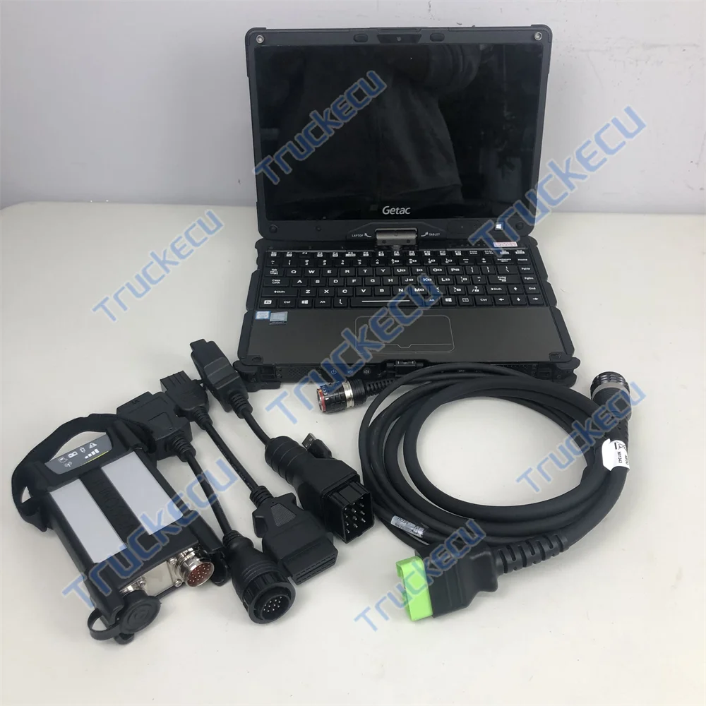 Tech tool diagnostic software troubleshoot for vocom 2 interface commercial vehicle construction equipment industrial engine+lap