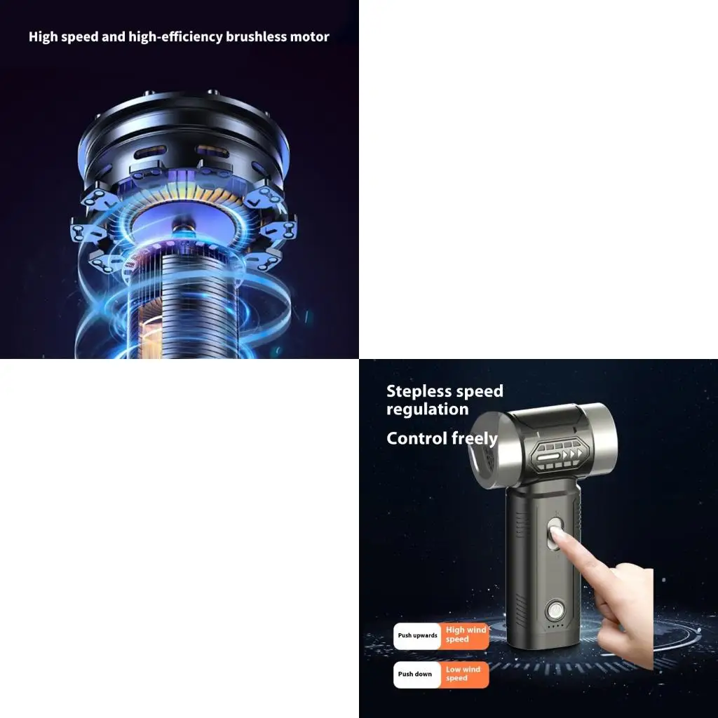 

TurboS Jet Blower Пылесос двойного использования, беспроводной, ручной, 4000 Па, всасывающий для мастерской, чистка автомобиля,