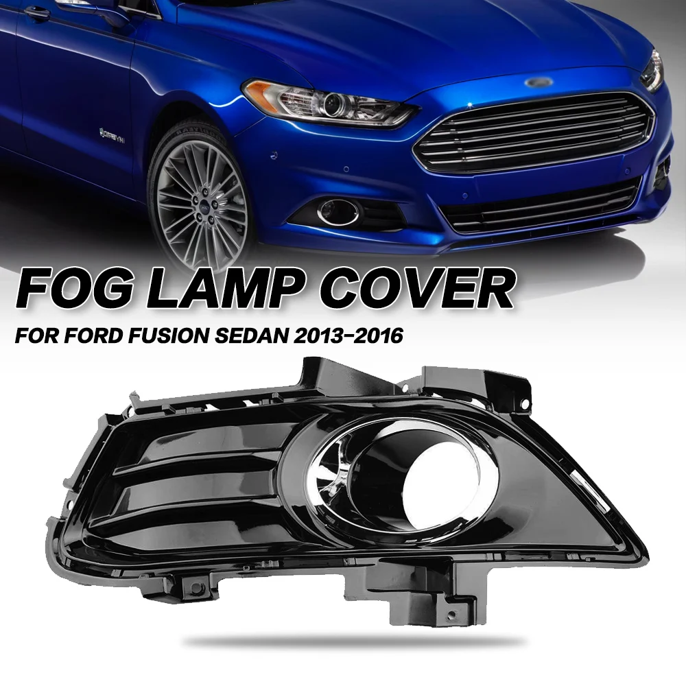 Front fog lamp cover fog lamp decorative frame suitable for Ford Fusion Sedan 2013 2014 2015 2016 paint fog lamp cover