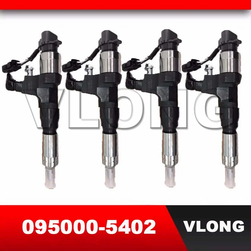 4PCS Common Rail Fuel Injector 095000-5402 095000-5404 23670-E0280 23670-E0281 23910-1322 23670-78051 23670-78052 FOR ISUZU