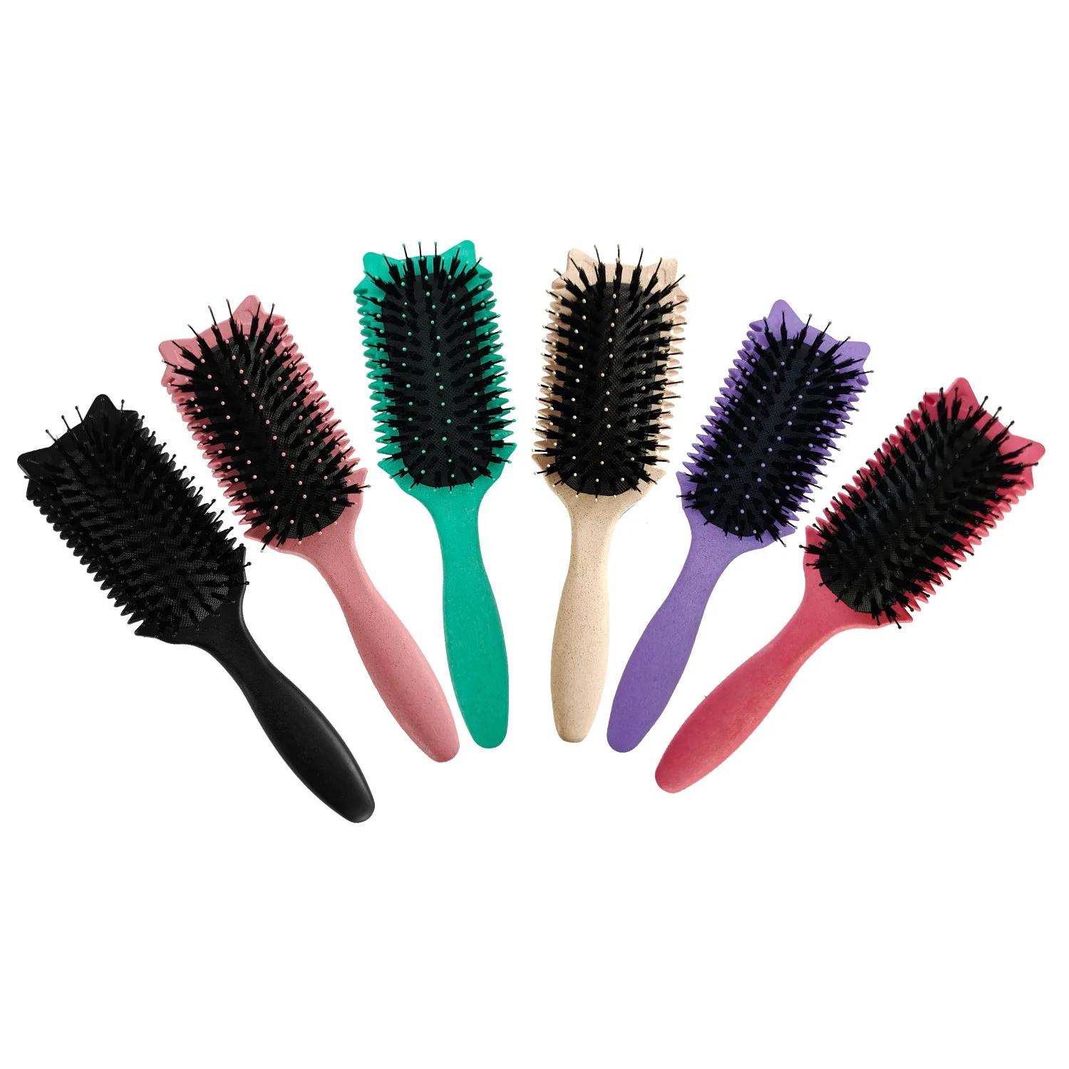 

Salon Styling Curly Hair Styling Brush Curl Hair Brush Styling Tool for Curly Hair Professional Salon Comb for Women Men
