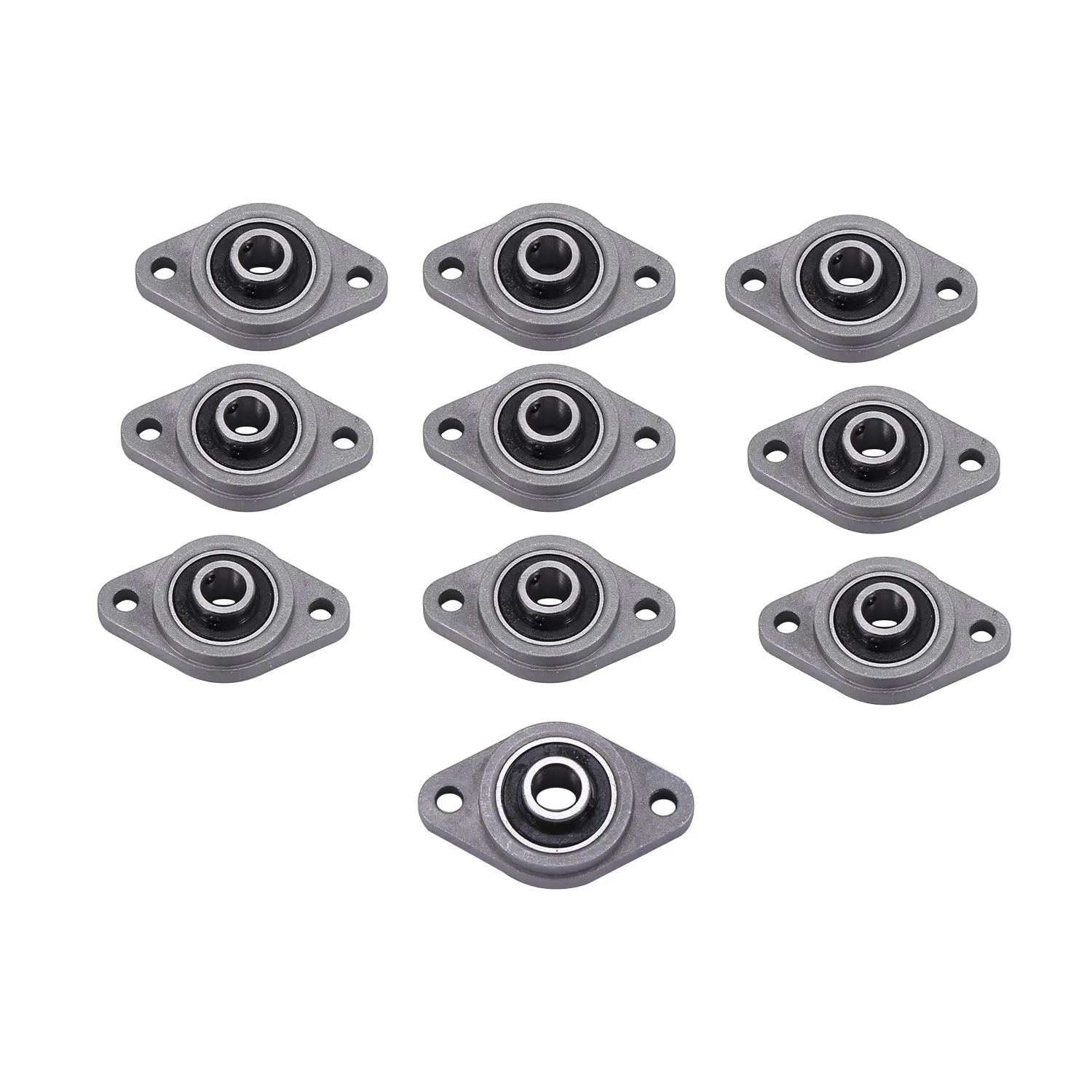 AT59 10 pcs KFL08 8mm diameter zinc alloy bearing housing FL08 K08 pillow block bearing - view 3