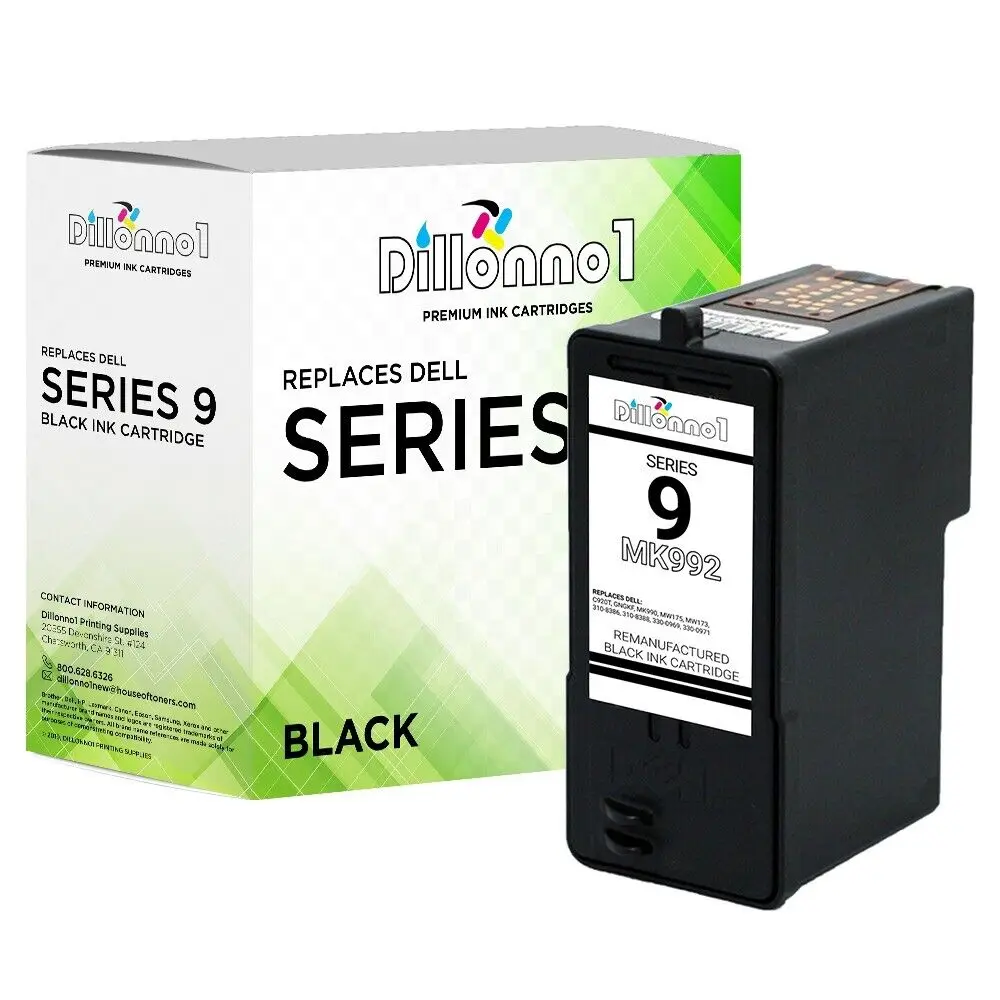 2PK For Dell Series 9 Ink Cartridge MK991 MK992 For 926 305