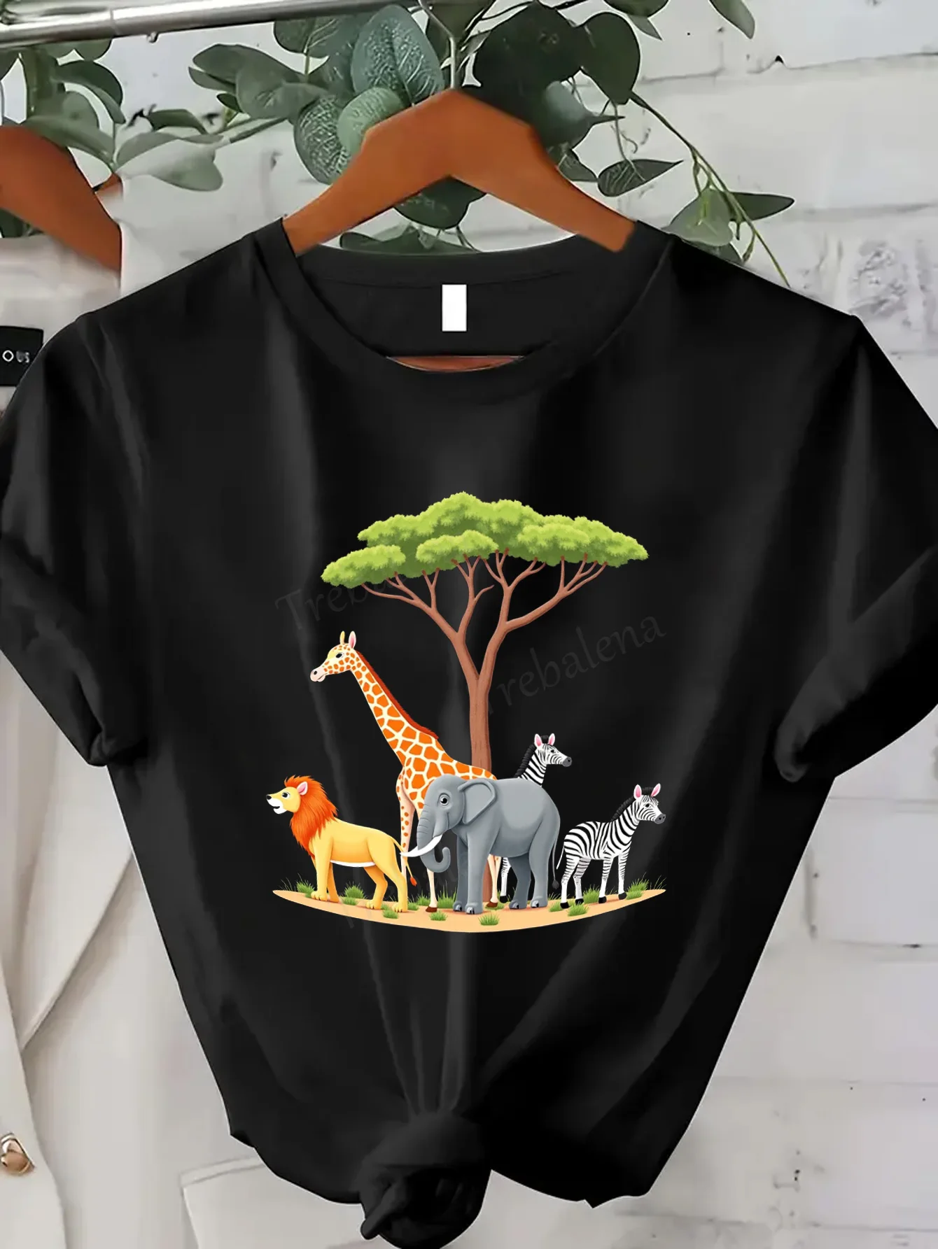 

Women T-shirt Safari Animals Print Women's T-Shirt - Cute & Sexy Style