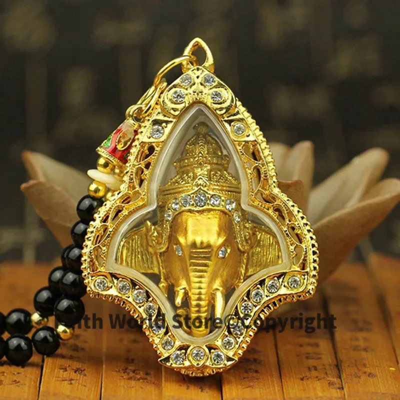 Special Offer 2025 Thailand temple GANESH Elephant God of Wealth buddha Amulet Pendant Buddhism bring good luck attract wealth