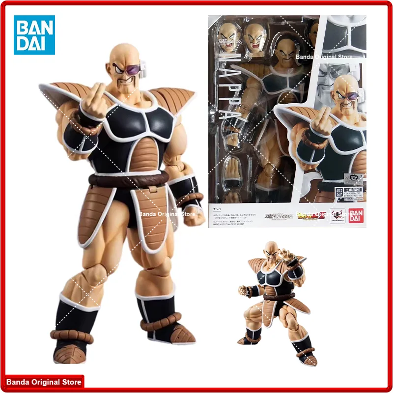

Коллекция 100%, Оригинальные фигурки героев мультфильма Bandai S.H. Фигуртс наппа, ограниченное издание, экшн-фигурки из аниме «Драконий жемчуг Z», модели игрушек