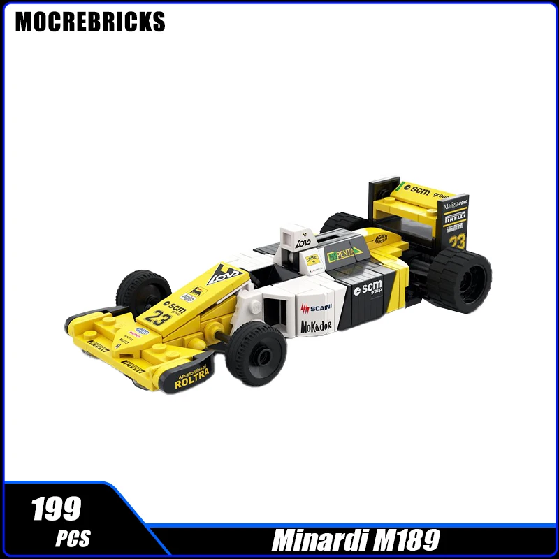 MOC-58335 Classic Racing Car Lotus-79-Equation Supercar MOC Building Blocks Sportscar Assemble Model Brick Toy Children Gifts