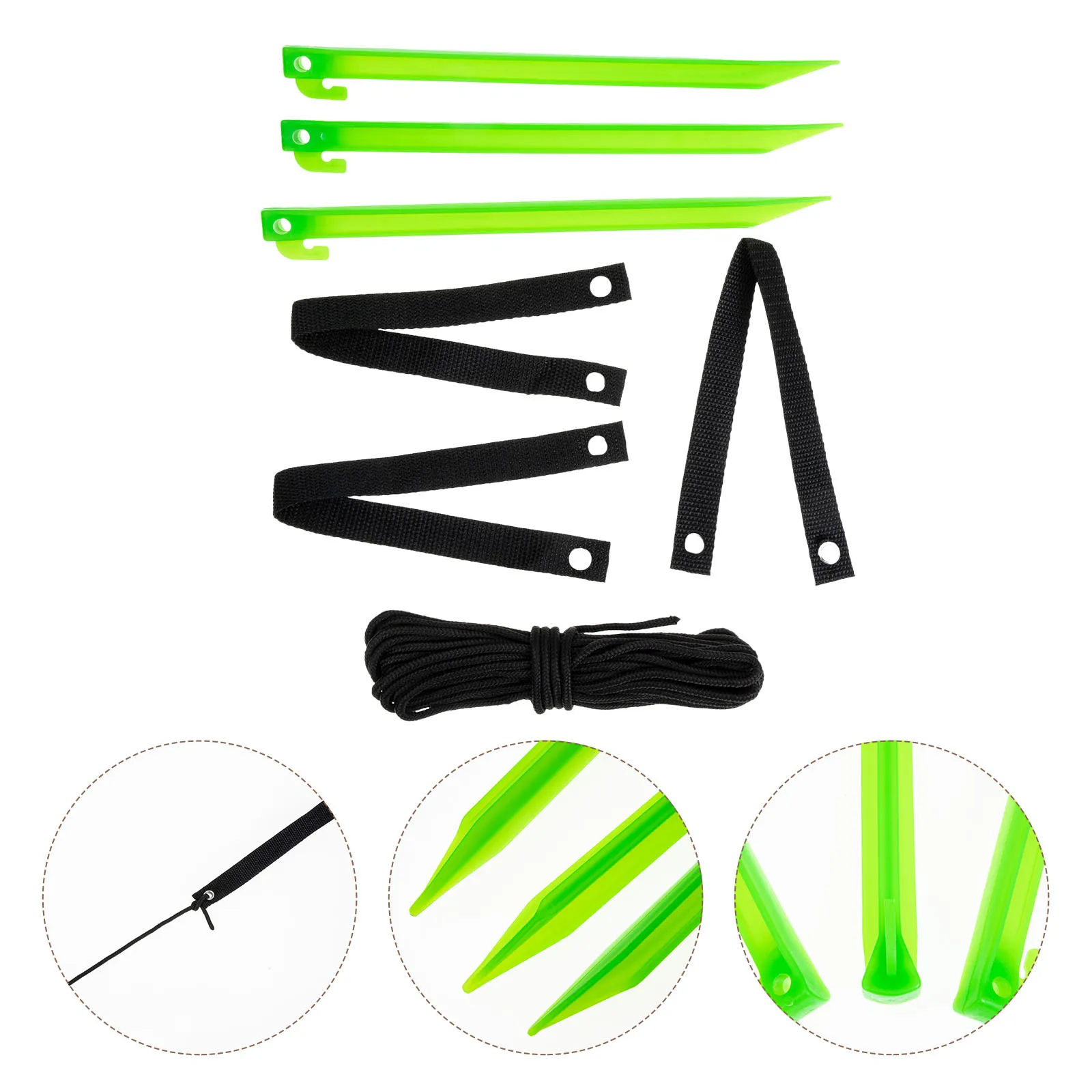 

1 set 1 Set Stakes Kit For Garden Support Anchor Durable Nylon Tree Straps With Pointed Stake Plant Staking Tool Tree Growth Aid