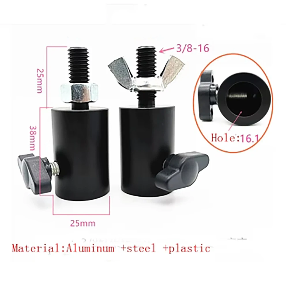 New design Camera spotlight adapter screw bracket socket flash adapter base inner diamter is 16.1mm