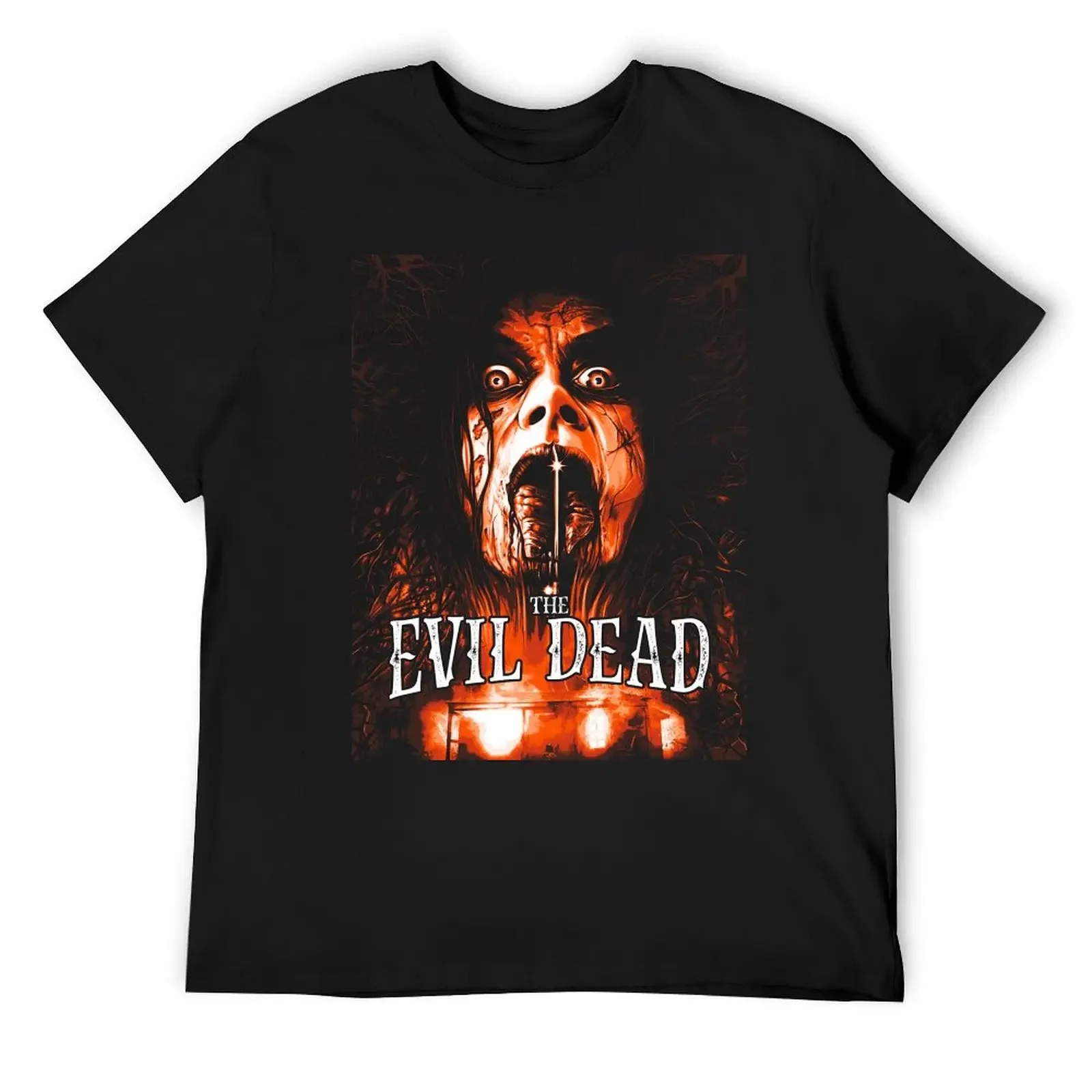 The Evil Dead T-Shirt blue archive oversized custom shirt men graphic t shirts