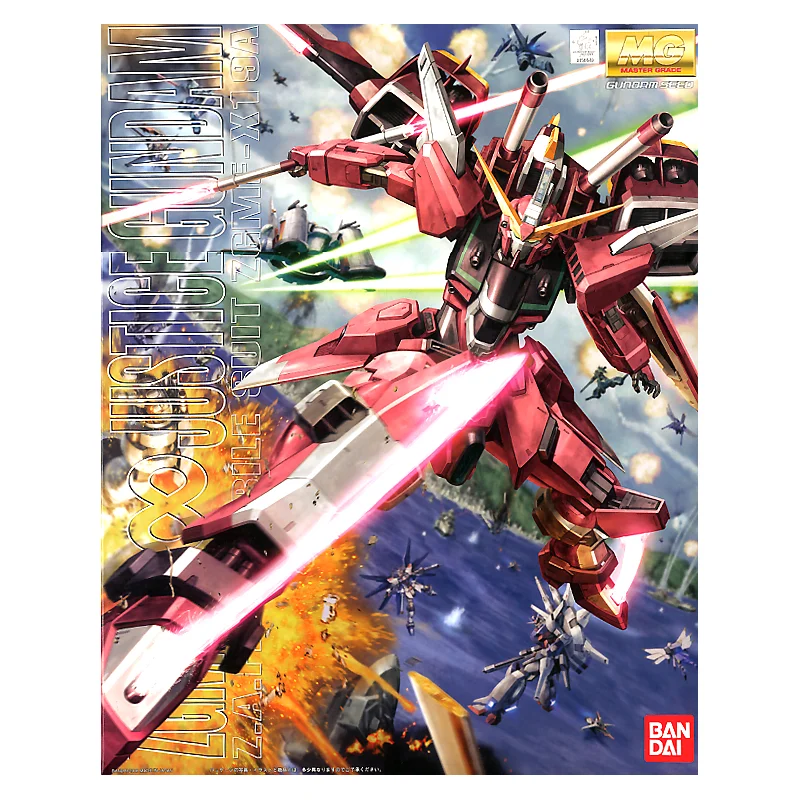 

Anime Figure Original Bandai Gundam MG 1/100 SEED INFINITE JUSTICE GUNDAM ZGMF-X19A Assembling Model Anime Action Figures Toys