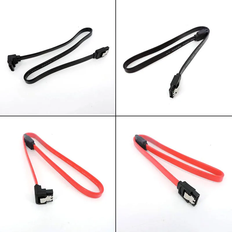 40cm wire High Speed lead Straight Right-angle SATA Cable 3.0 III To Hard Disk Drive SSD HDD Sata K5