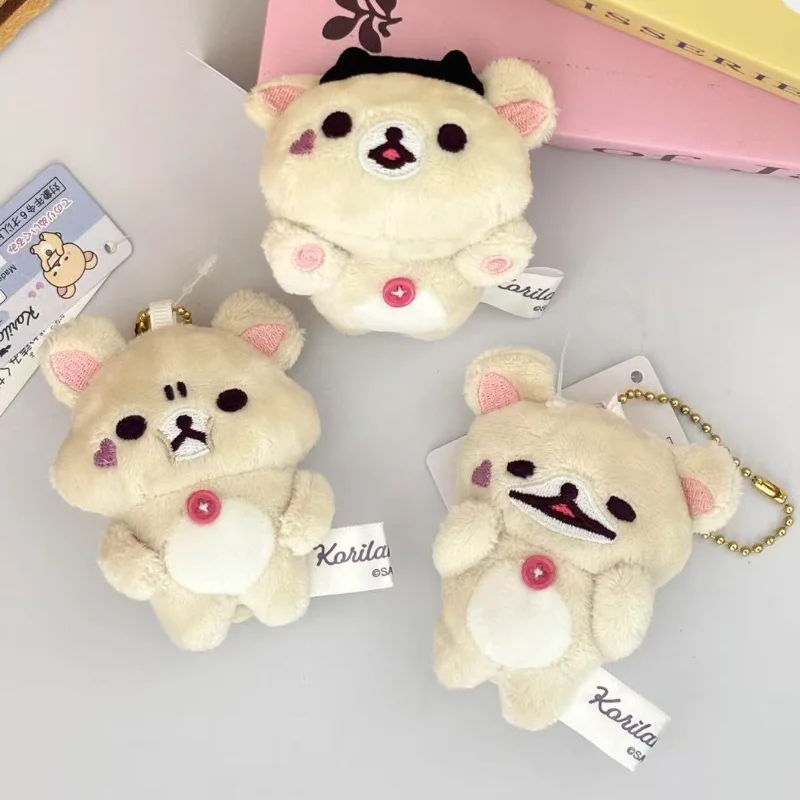 

Новый плюшевый брелок Rilakkuma на Хэллоуин, маленький дьявол, медведь, сестра, брелки, милая девушка, рюкзак для мобильного телефона, украшение, подарок для вечеринки