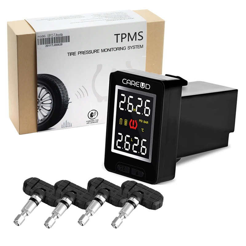 مراجعة وتحليل لجهاز قياس ضغط الإطارات CAREUD U912 TPMS للسيارات من نوع ccz001071