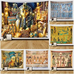 Tapestry Hippie Ancient Egypt Mural Bohemian Art Room Decoration Bedroom Cloth Blanket Psychedelic Wall Hanging