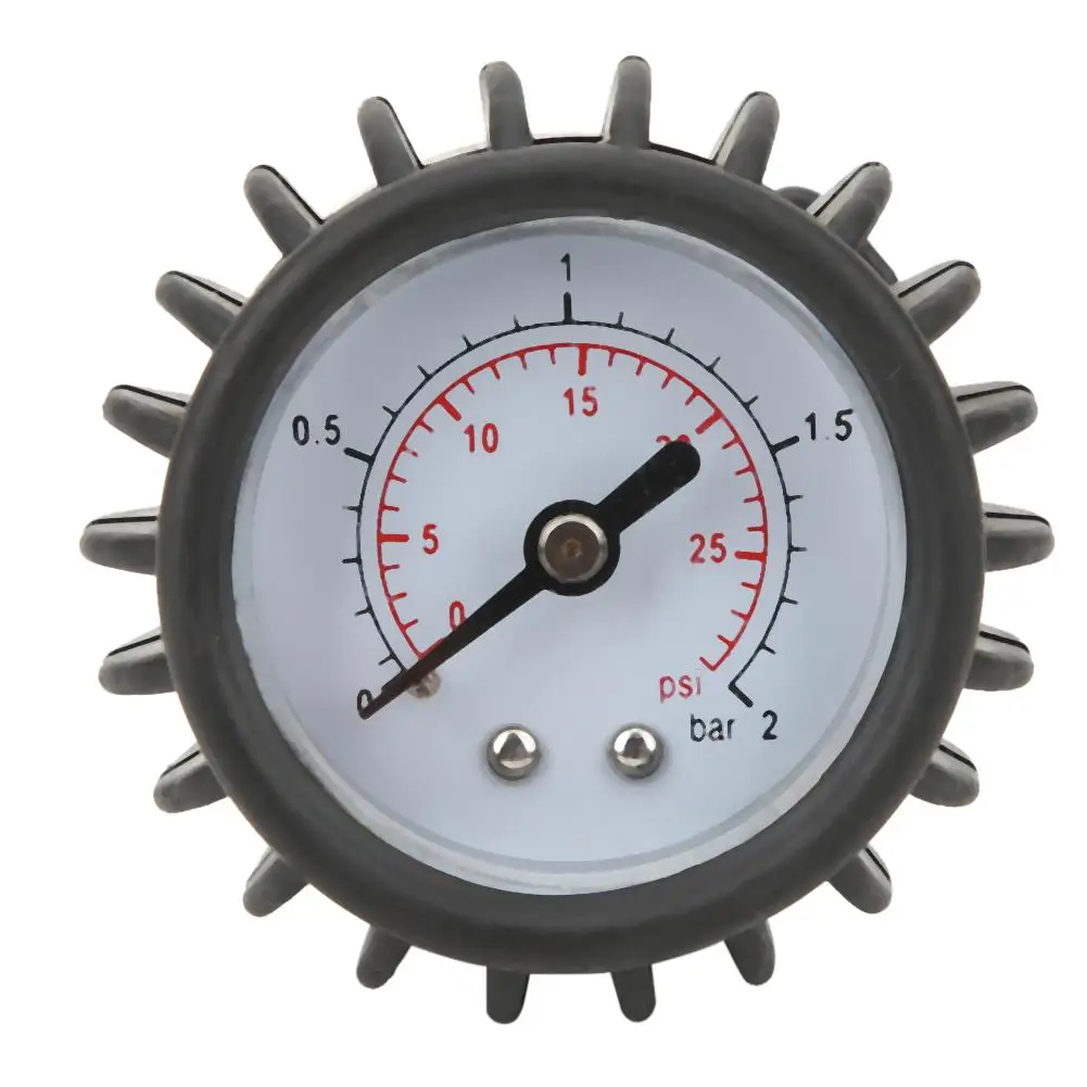 

Rubber Dinghy Air Pressure Gauge: Single Barometer for Inflatable Boats and Kayaks - Includes Hand Pump and PVC Accessory