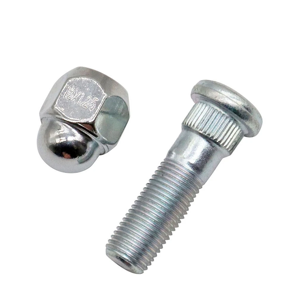 

High Strength Wheel Hub Bolt Stud & Nut Set for Forester 2009 2019 Convenient Package Content 1 Stud 1 Lug Nut