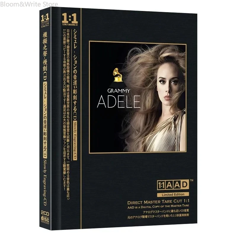 

A-Adele Limited Edition 1:1 AAD CD с прямым диском, набор двойных дисков, с классическими хитами, такими как Hello and Some Like You