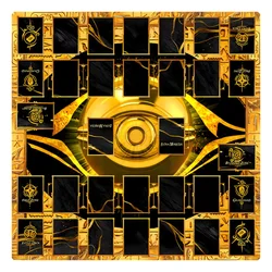 Card Pad Millennium Eye Yugi Muto Atem Seto Kaiba Yu-Gi-Oh versione fai da te per due persone Action Toy Figures collezione di giochi tappetino da battaglia