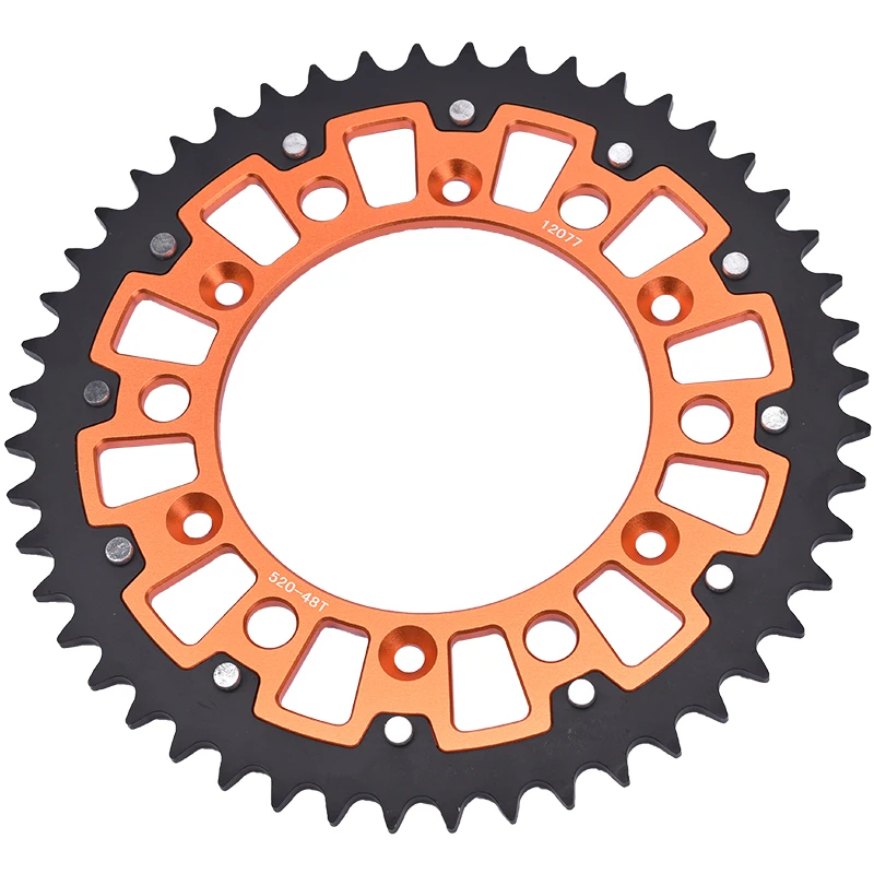 520 14T 48 Teeth Front Rear Sprocket 200 XC MXC 200 XC-W 250 525 EXC 450 SMR XCF-W 520 525 SX MXC 501 FE For KT/M For Husqvarna