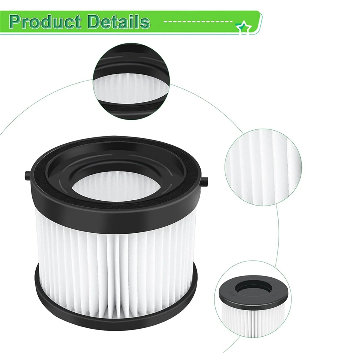 A01M ตัวกรอง Hepa สําหรับ Milwaukee M18 สูญญากาศ 0882-20, ตัวกรองสูญญากาศใช้งานร่วมกับ 49-90-0160, 49-90-1951