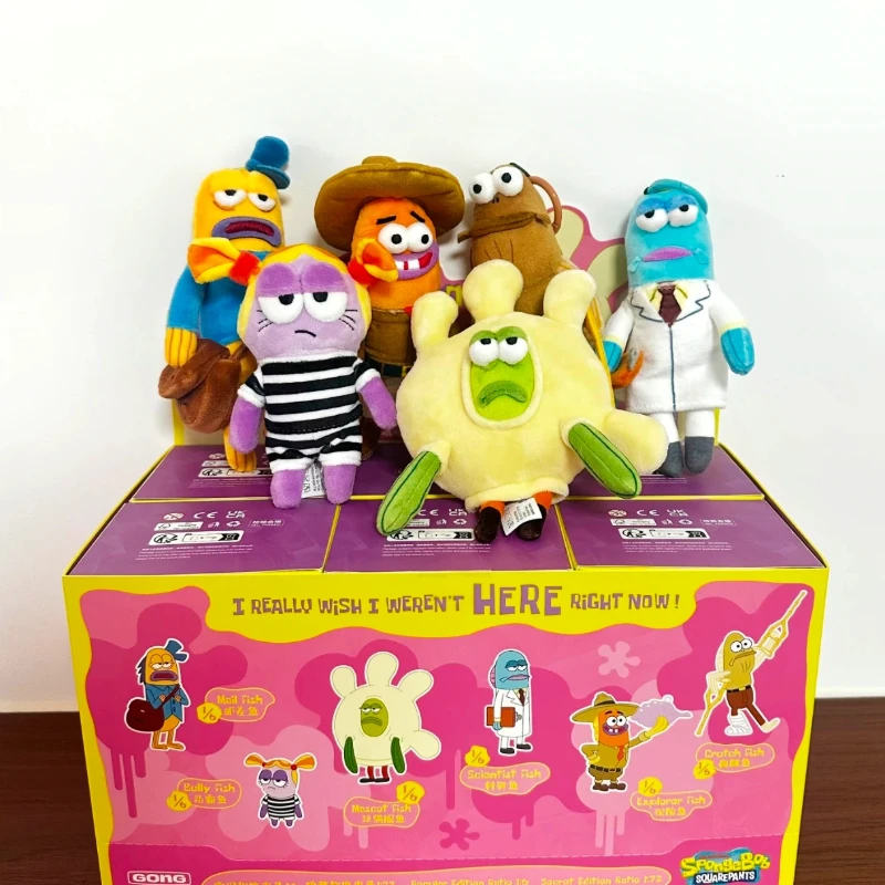 

Pop Mart Gong Bikini Bottom Buddies Series V2 Blind Box Collectible Toy Keychain Surprise Box Home Decoration Birthday Gift