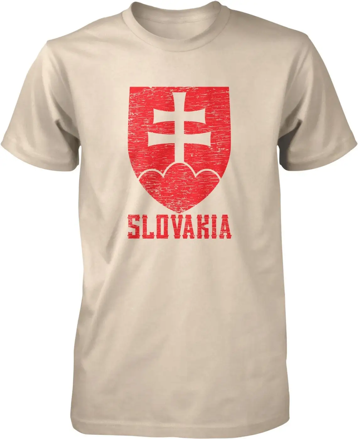 Slovakia Coat of Arms Three Peaks Tatra Fatra Matra Men's T shirt HOOD_00227