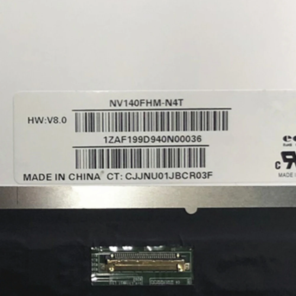 

NV140FHM-N4T NV140FHM N4T 14.0'' Laptop LED LCD Screen Panel Matirx 1920*1080 EDP 30 Pins