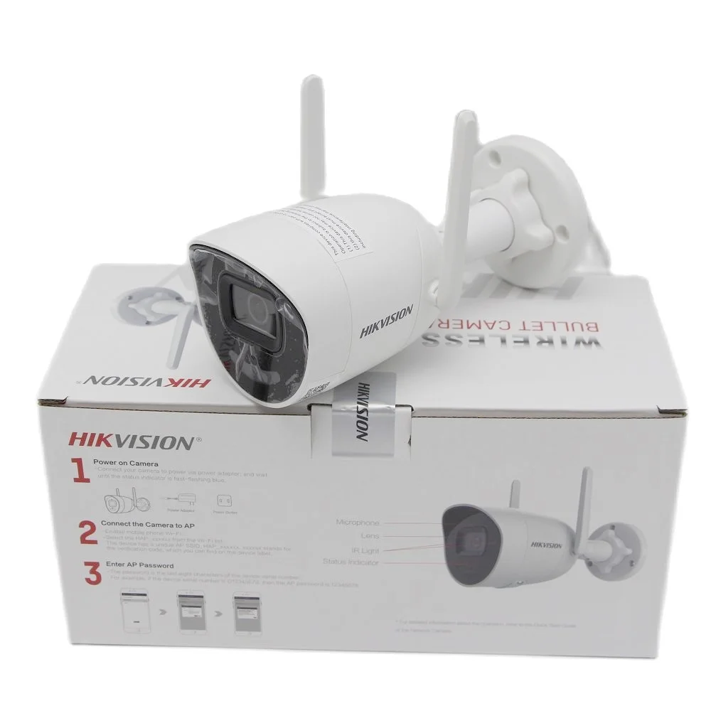 Hikvision DS-2CV2041G2-IDW Replace DS-2CD2041G1-IDW1 4MP Wifi Wireless Built-in Mic and Speaker Bullet Camera