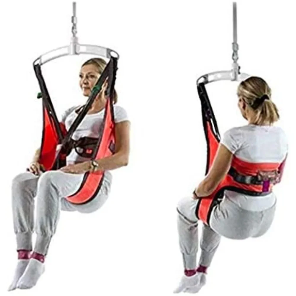 Fushida Hoyer Lift Sling,Commode Patient Lift Slings Medical Transfer Sling for Patients Shower Bath,Large Toileting Sling