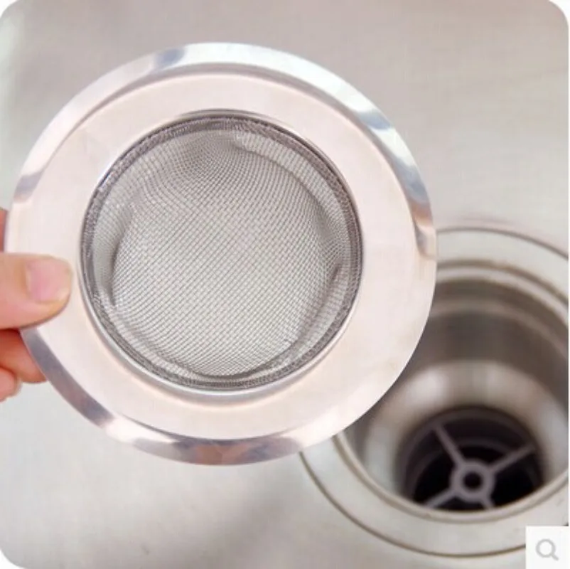 Stainless Steel Sewer Sink Filter Net Toilet Bathroom Floor Drain Net Plug Anti-blocking Hair Stopper Hair Catcher Bathroom