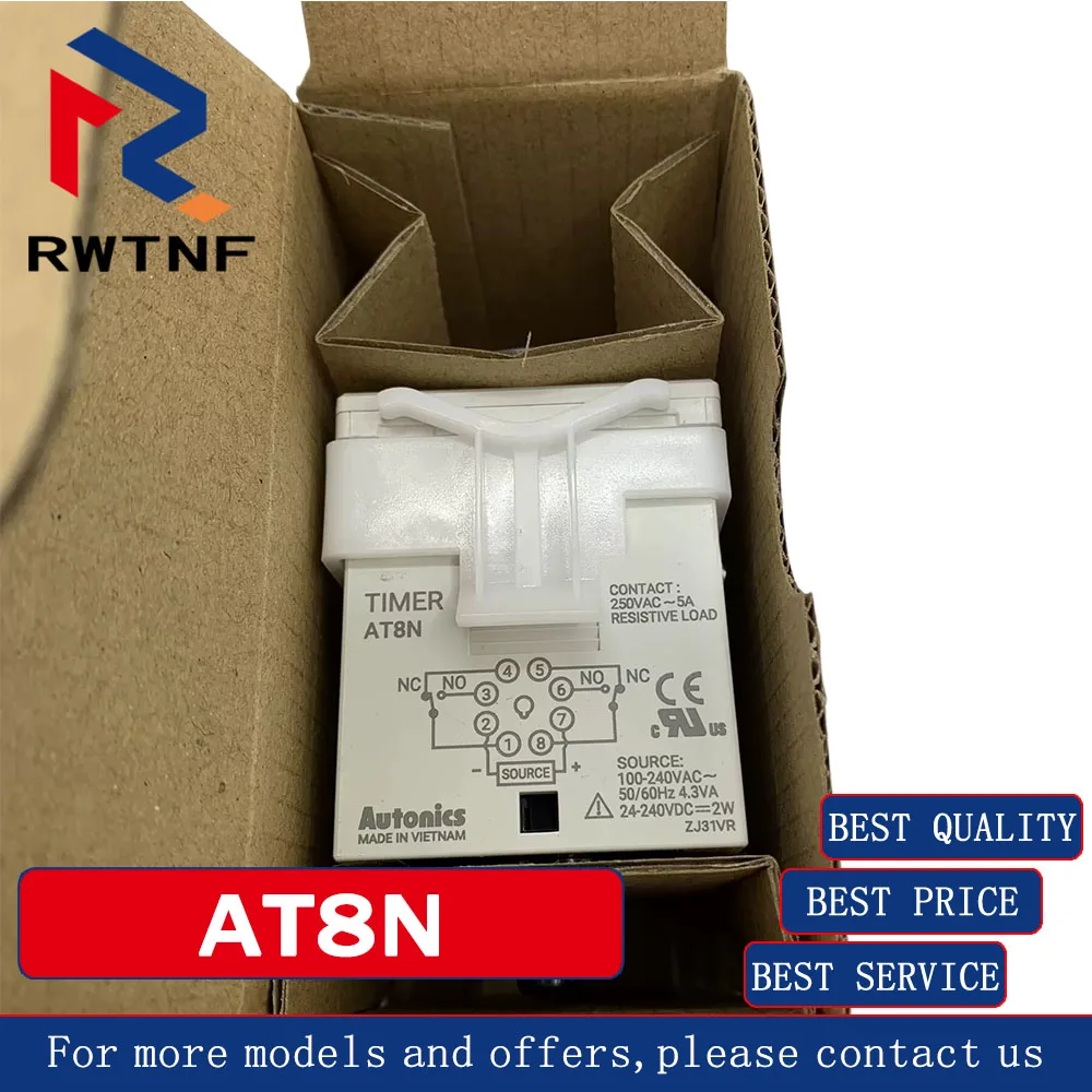 Brand New Genuine AT8N Autonics Timer Time Relay