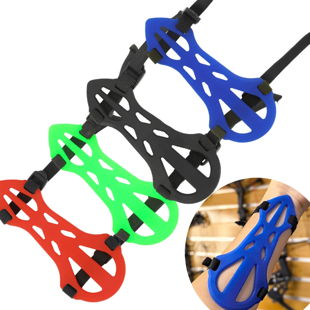 

‌ 4 цвета, защита для рук для стрельбы из лука, мягкая силиконовая защита для предплечья, предотвращает защищает руки от тетивы для взрослых, молодежи, начинающих