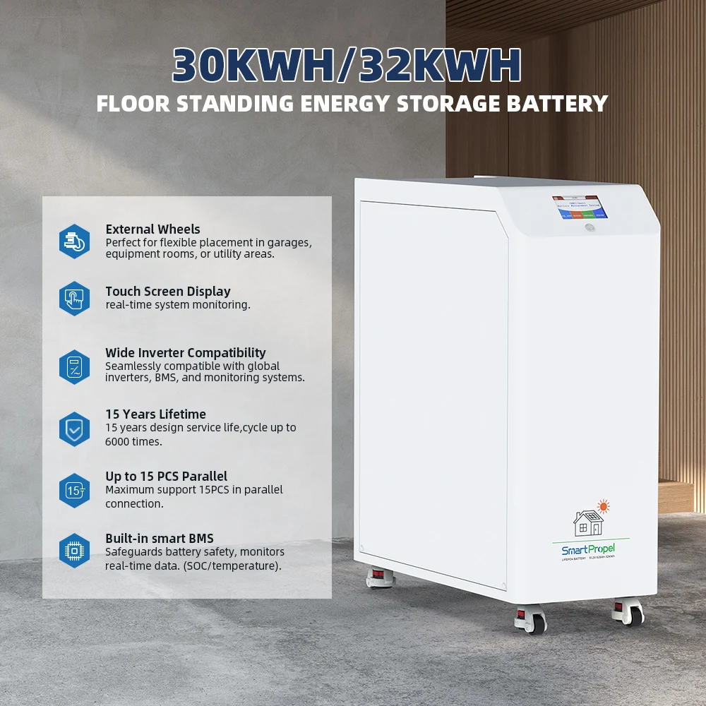 Home Energy Storage 51.2v 628ah 30kw 32kwh Lithium Ion Batteries Pack 30kwh 20kwh Battery Lifepo4 Off Grid Solar Power System