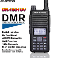 Baofeng DR-1801UV Digital Analog Walkie Talkie UV Dual Band Dual Time Slot Two Way Radios AES256 Long Range DMR Portable Radios