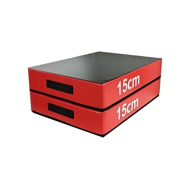 

-Коврик для тяжелой атлетики в тренажерном зале, напольные коврики для фитнеса и удобные ручки для переноски, коврик для штанги