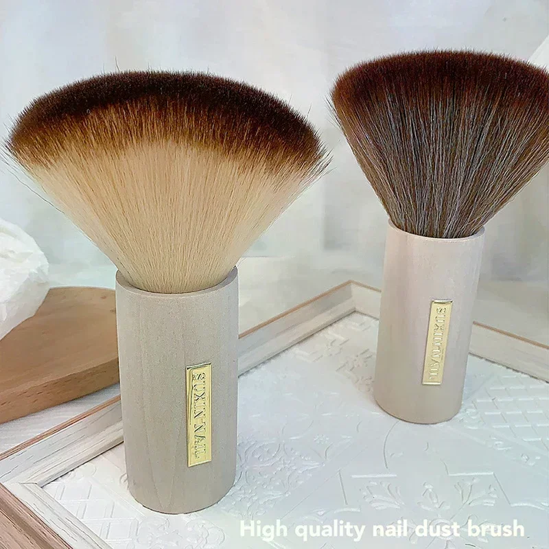 فرشاة غبار الأظافر المستديرة كبيرة الحجم لإزالة فرش غبار الأظافر من جل الأشعة فوق البنفسجية من الأكريليك، أداة تنظيف مسحوق البولندية، ملحقات مانيكير #3