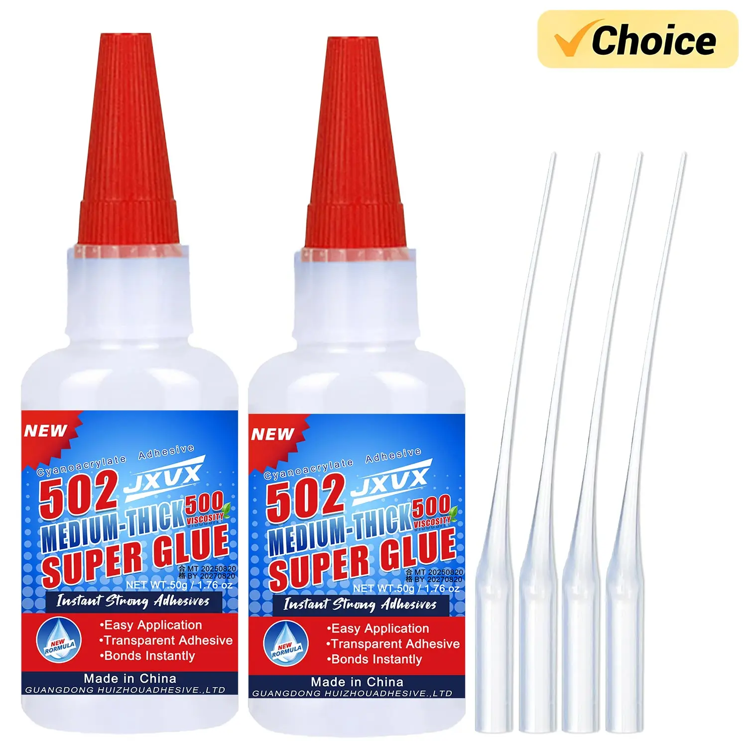 50g Professional 502 Super Glue Extra Strong Fast Instant Adhesive Cyanoacrylate Hardware Plastic Metal Cars Wood Craft Glass Hobby Seconds Bond With distributor waterproof.
