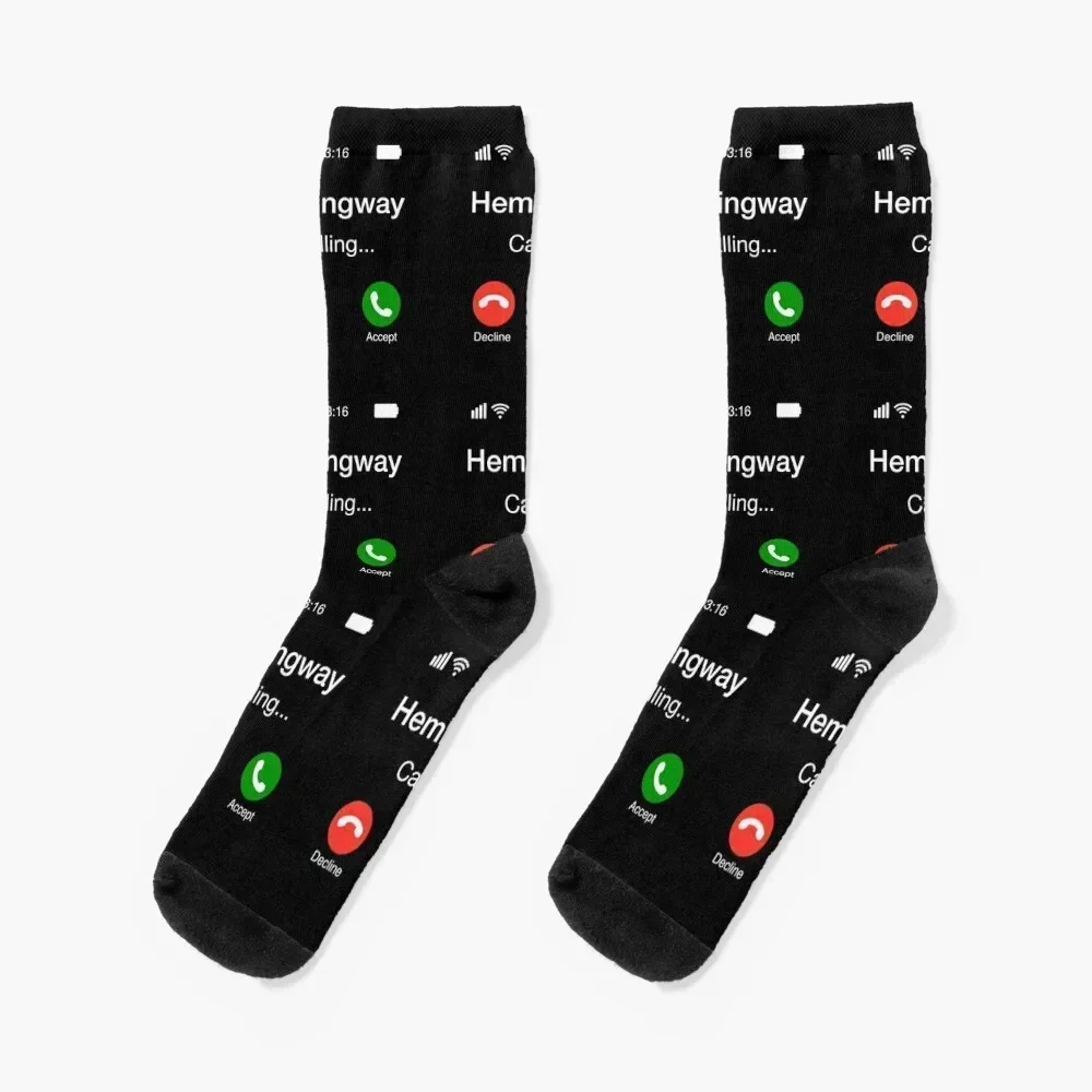 

Hemingway Calling Socks Men's Rugby summer Luxury Woman Socks Men's