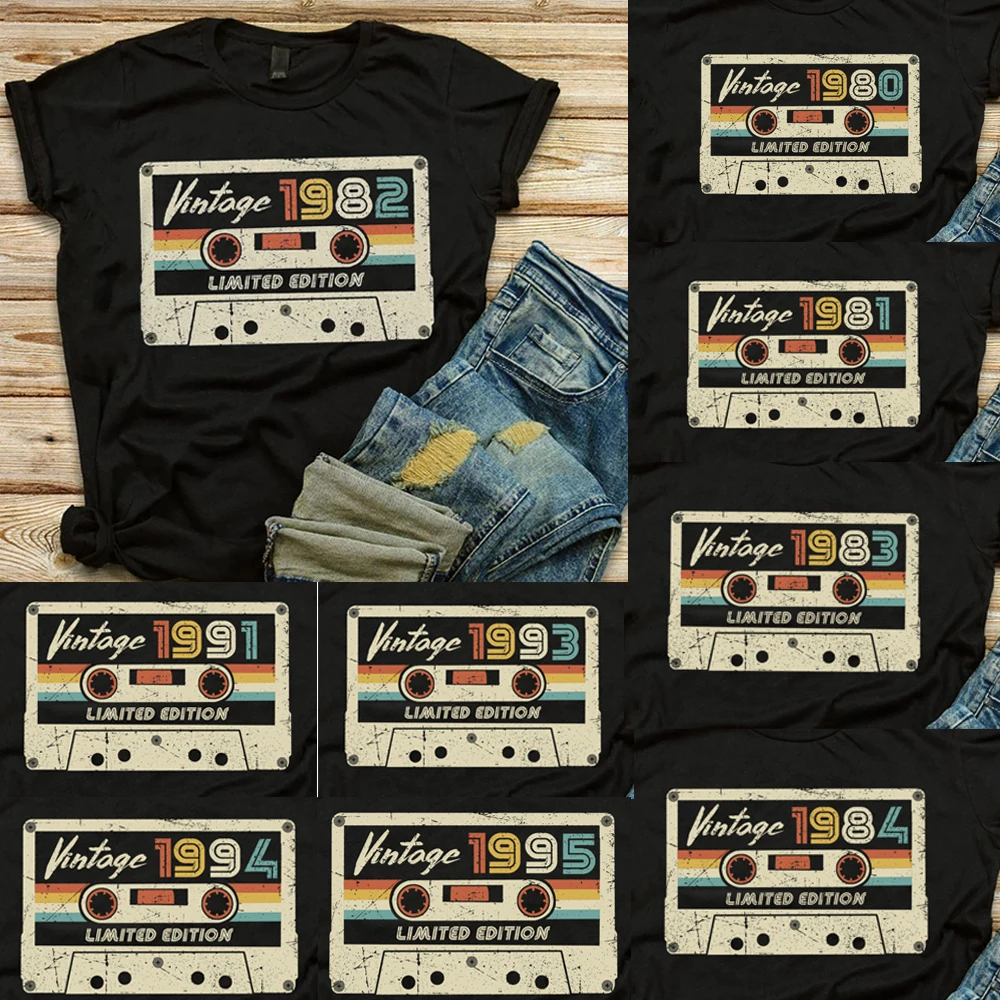 Vintage 1984 40th Retro Cassette T-Shirt Made In 1994 30th Birthday 40 Years Old Gift Idea Classic Graphic Tees