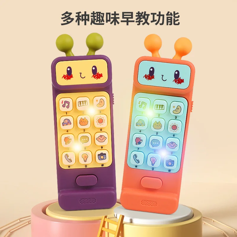 

Baby Cartoon Simulation Cell Phone Toy Kids Music Early Childhood Storytelling Machine Bilingual Learning Big Brother Big Toys