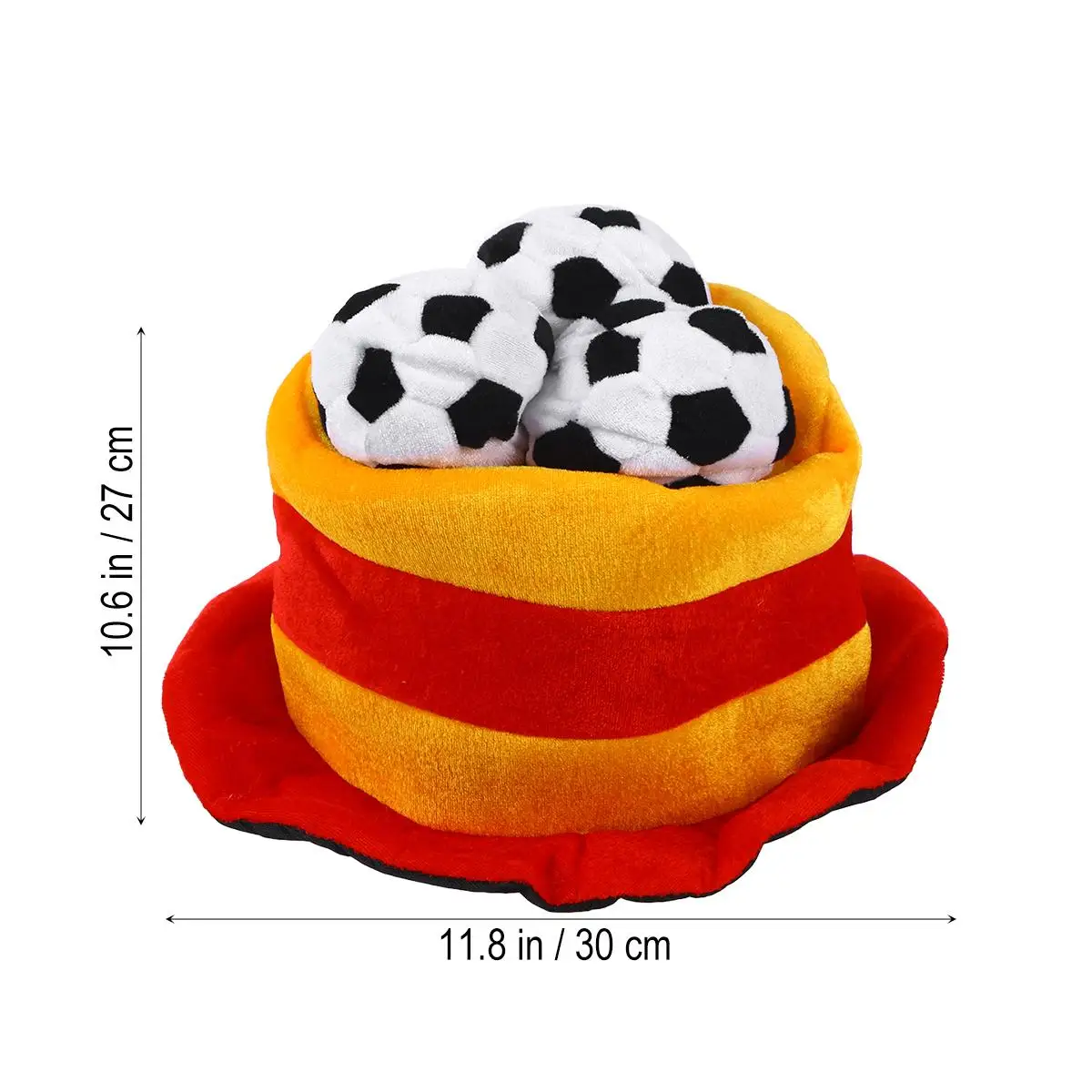 

Football Hat Party Novelty Shape Fans Soft Football Cheerleading Hat Lightweight Soccer Match Cheering Headgear Accessories