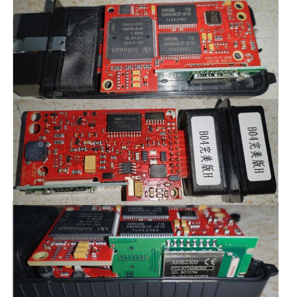 Original OKI 5054A AMB2300 Bluetooth V7.2.1 Blue LED Perfect Red/Green PCB 5054 Original 1:1 Full Chip OBD2 Scanner Code Reader