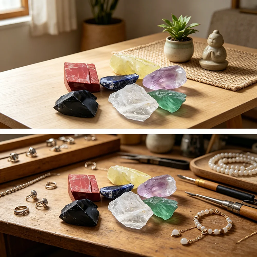 Natural Chakra Healing Crystal Stones Set