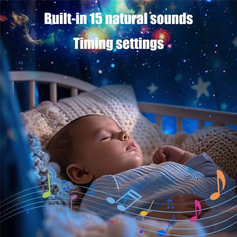 ABRB-Star Проекционная лампа Galaxy Star Проектор Луна Лампа Для украшения комнаты Черный Белый