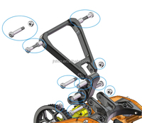 CNC Part Set For Surron Light Bee X Triangle Linkage Reduce Interspace Bolt & Nut Sets Motorcycle Accessories