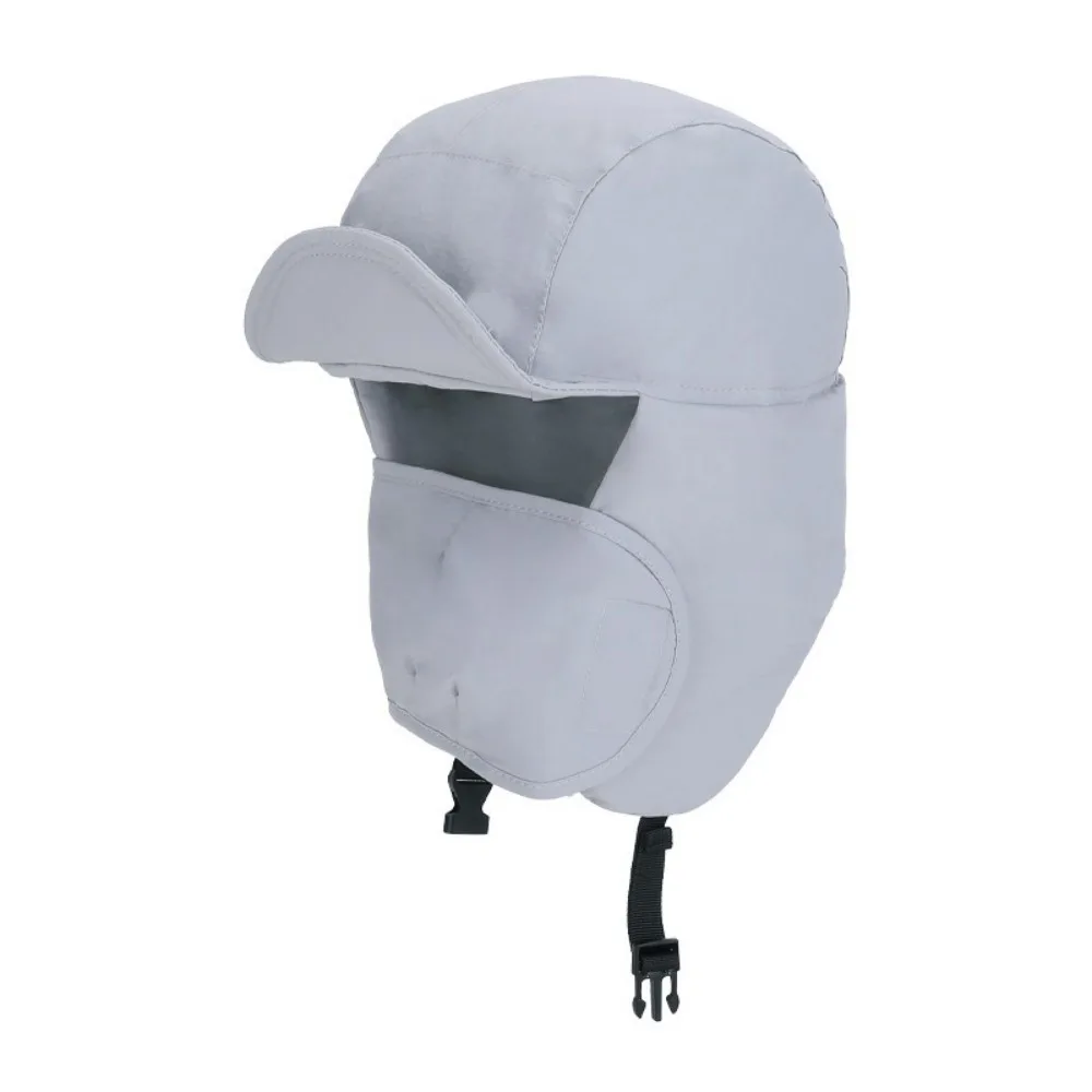 Windproof Winter Lei Feng Hat Thickened Integrated Face Ear Warm Outdoors Cycling Cap Ear Protection Hat Warm Earflap Hat